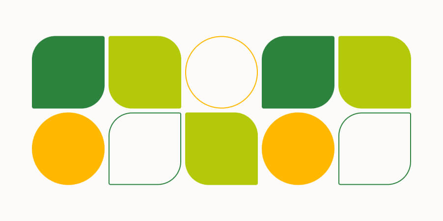 Swatch of Western Health's new shape language